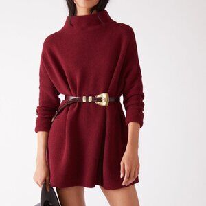 Free People Ottoman Slouchy Tunic - Dark Petals - L